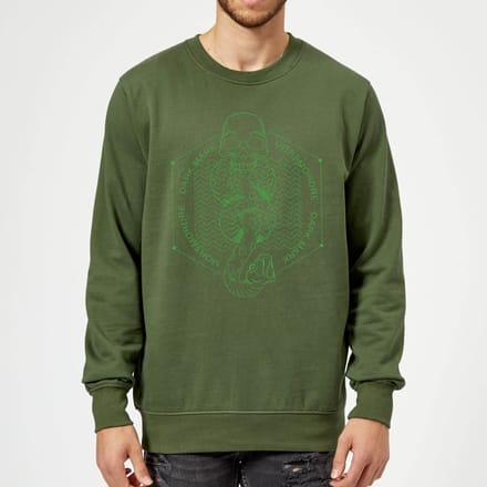 Harry Potter Morsmordre Dark Mark trui - Donkergroen - XL