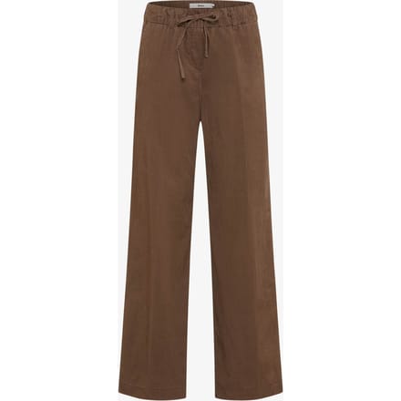 Brax Dames Palazzobroek  Style MAINE WARM GREIGE, bruin, maat 44