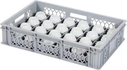 Glazenkrat - voor 24 glazen - max. glashoogte 103 mm - max. Ø 85