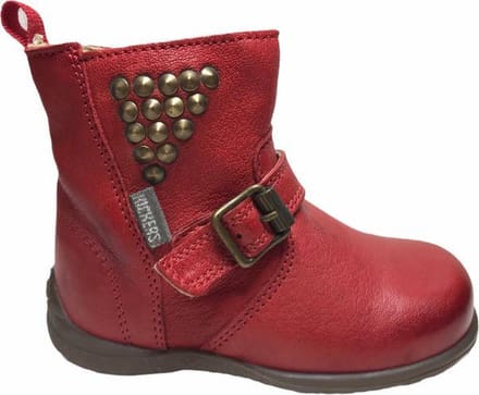 Kickers studs rits laarsjes Basia rood mt 20