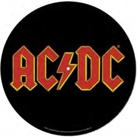 AC/DC Logo Platenspeler Slipmat