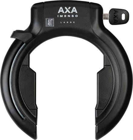AXA Ringslot Imenso Large + bevestigingstrips | Zwart