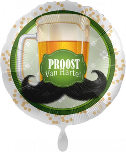 Folieballon - Proost – Van Harte!