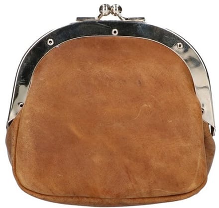 Leather Design Leren Beursje L Hunter Bruin