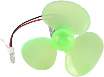 Mini Windturbine Generator - Model Bouwkit - Wetenschappelijk Experiment - Praktische DIY Ervaring - 90mm Ventilator - Groen