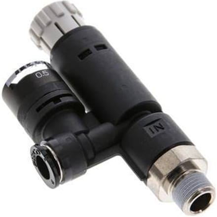 Pneumatische Drukregelaar 6mm - R1/8'' met manometer