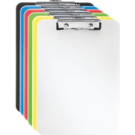 Esselte Vivida - clipboard - for A4 - capacity: 80 sheets - translucent assorted