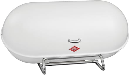 WESCO Breadboy Broodtrommel | 12 Liter | Metaal - Mat wit | Broodbewaardoos