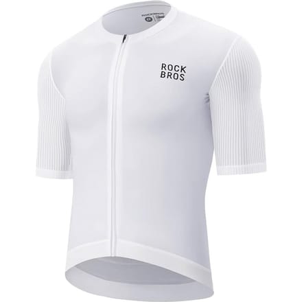 Rockbros 15200025 Short Sleeve Cycling Jersey Size L - White