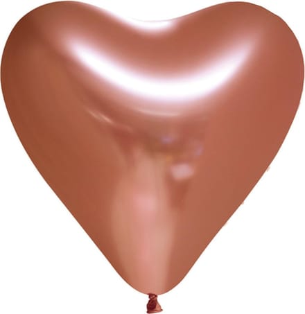 Ballonnen Chrome harten Copper (6 stuks)