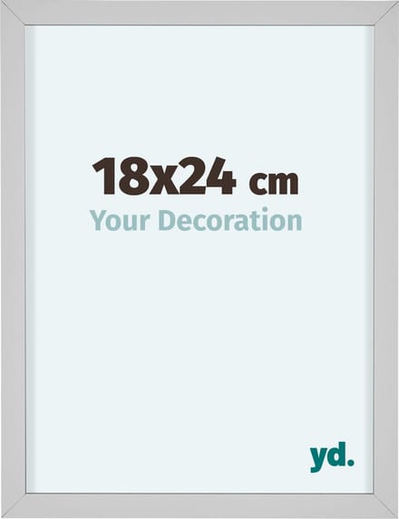 Your Decoration - Fotolijst 18x24 cm - Aluminium - Wit - Virginia