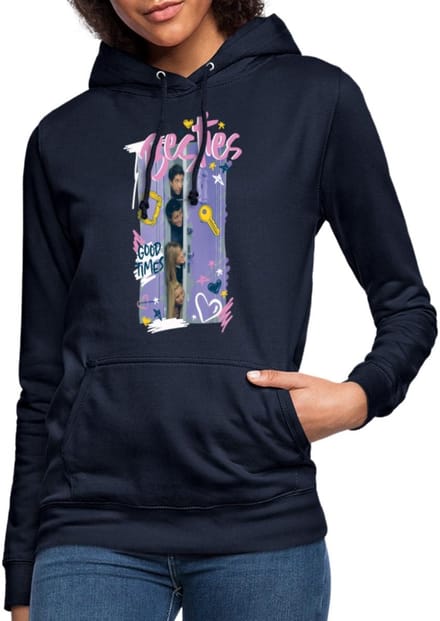 Friends Beste Vrienden Deur Hoodie Dames