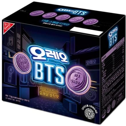 BTS X OREO Édition Limitée Saveur Hotteok (Livraison aléatoire) 1Kg blue