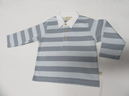 noukie's , jongens , polo , streep blauw / blauw , 18 maand 86