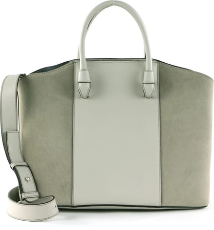 FURLA Leren Schoudertas Handtas Miastella Tote Bag Perla e Beige