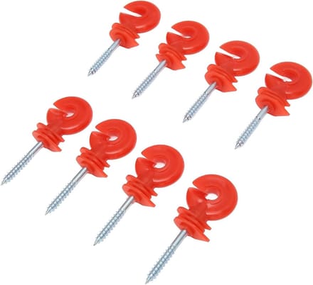 Omheining Isolator - Ring Schroef - Veilig Vee Houden - Weerbestendig Ontwerp - 50 Stuks - Zwart