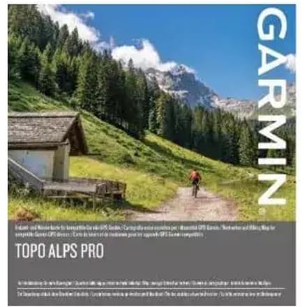 Kaart Garmin Topo Alps Pro,Download voucher