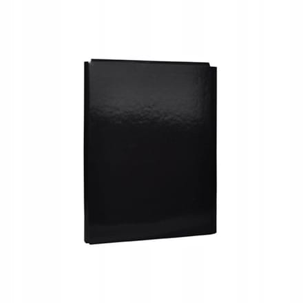 Zwarte A4 Map met Klittenband, 3,5cm, Zwart