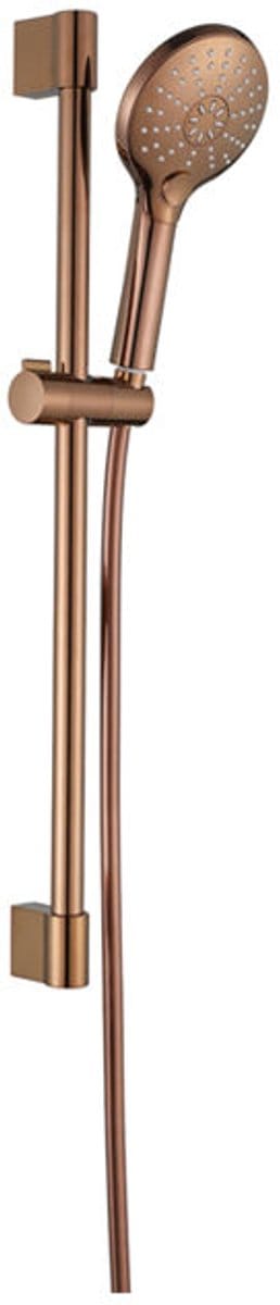 Maximo Glijstangset Brons 67 cm – Complete Doucheset met Handdouche, Verstelbare Glijstang en Doucheslang 150 cm