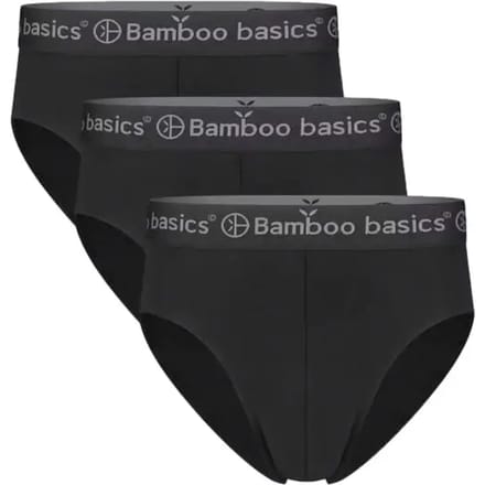 Comfortabel & Zijdezacht Bamboo Basics Slips James (3-pack) - Zwart - S