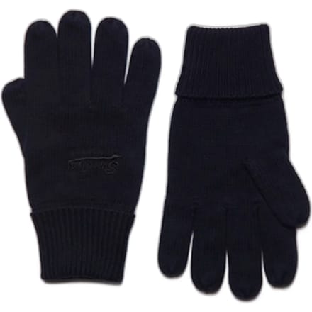 Superdry Handschoenen met Logo Blauw Grootte: 1SIZE