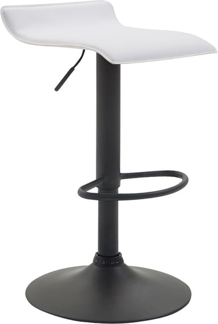 CLP Dyn V2 Barkruk - Kunstleer zwart/wit
