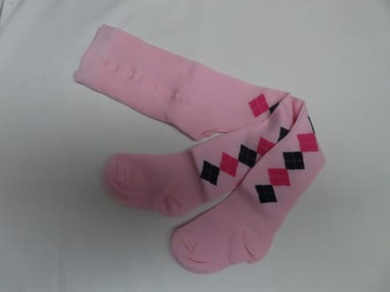 Maillot - Collant - Meisje - Roze - Ruit - 18 / 24 maand