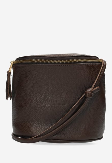 Fred De La Bretoniere - Marianneke Crossbody Donkerbruin - Maat One Size