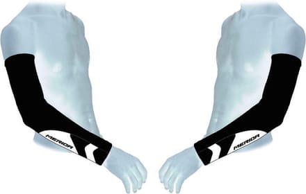 ARMWARMERS ZWART/WIT 3XL
