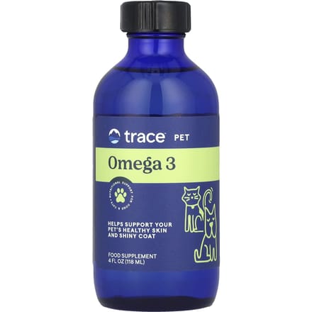 Trace, Huisdier, Omega 3, voor honden en katten, 118ml (120 ml) blue
