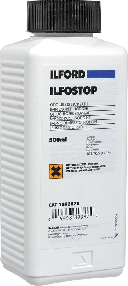 Ilford Ilfostop 0.5 liter stopbad