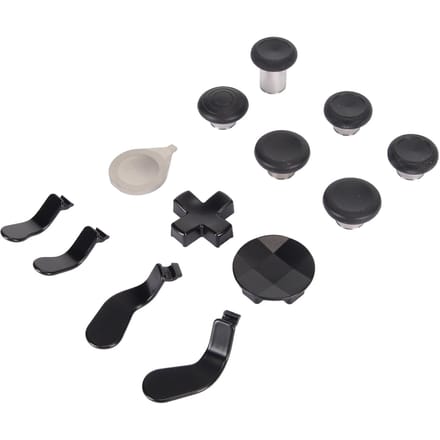 Vervangende Thumbsticks Kit Gevoelige Magnetische Metalen Thumbsticks voor Xbox One Elite Series 2 Zwart zwart