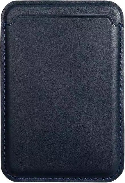 PU Lederen Kaarthouder voor iPhone 12/13/14/15/16/17 Series – Blauw