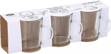 Theeglas 200ml 3pc