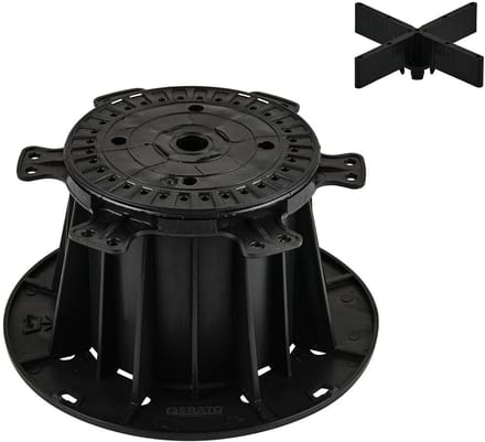 Qerato Verstelbare Tegeldrager Voor Terras BP 110-202 mm 10 Stuks