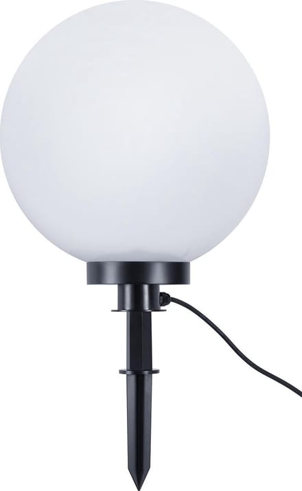 REALITY BOLO - Grondspie - Zwart - excl. 1x E27 23 W - Buitenverlichting - IP44