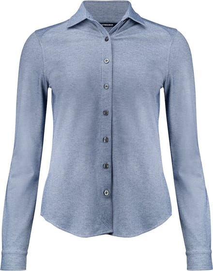 Cutter & Buck Advantage Shirt Dames 352411 - Indigo Melange - 38/M