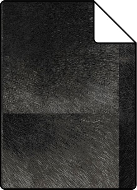 Proefstaal Origin Wallcoverings behang dierenhuid motief antraciet grijs - 26,5 x 21 cm - 347326-S