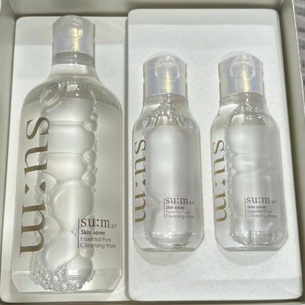 su:m37 Skin Saver Essential Pure Cleansing Water Special Set 500ml+100ml x 2ea gray