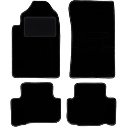 Zwarte veloursmatten voor: SsangYong Rexton I SUV (2001-2006)