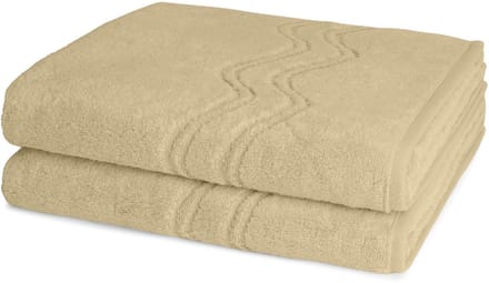 Ross Dames en Heren 2 X douchedoek - Als set Cashmere feeling