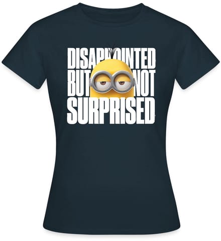 Minions Kevin Teleurgesteld Maar Niet Verrast T-Shirt Dames