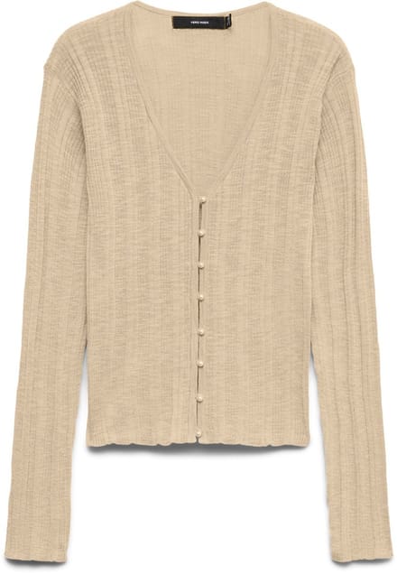 VERO MODA - VMPEACH LS V-NECK CARDIGAN - Dames - Cardigans