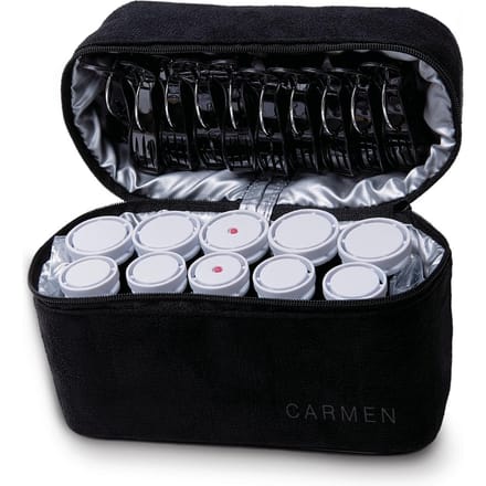 Carmen C2010 - Reis krulset - 10 rollers - Inclusief reisetui - Dual Voltage