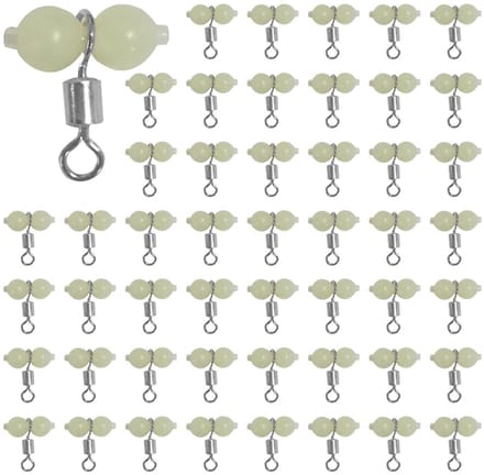 Dailygoods - Set van 50 Lichtgevende Viswartels met Kalebasvorm