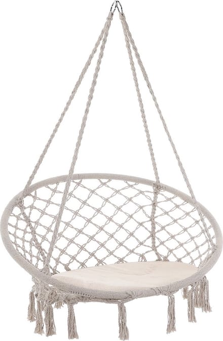 Detex Hangstoel Rond - Crème Ø61cm