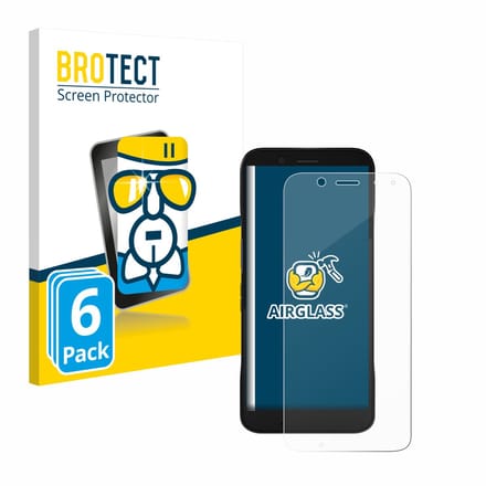 Screenprotector 6 Stuks voor Datalogic Memor 12 Beschermglas transparant