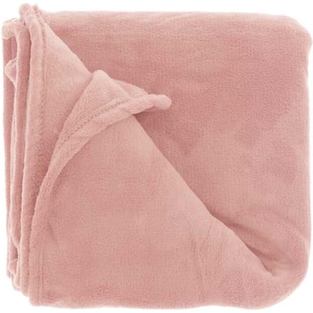 Unique Living - Plaid Claudi 130x160cm Old Pink