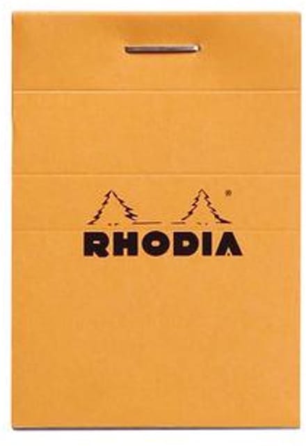 RHODIA notitieblok nr. 10, DIN A8, geruit, oranje