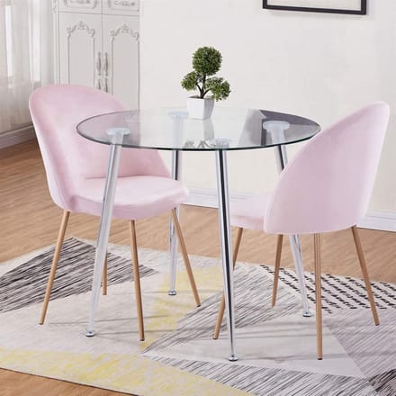 Glazen Tafelblad - Tafel Protector - Eetkamer Beschermen - Gehard Glas - 50 cm - Transparant